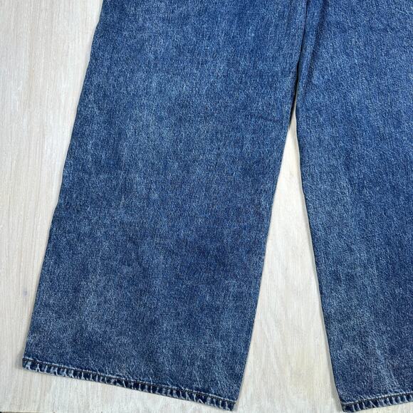 BDG Urban Outfitters A-Wide High Rise Wide Leg Casual Blue Denim Y2K Jeans 31 - Picture 12 of 16
